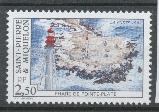 SPM  N°564 Les phares. 2f.50  Phare de Pointe Plate ZC564