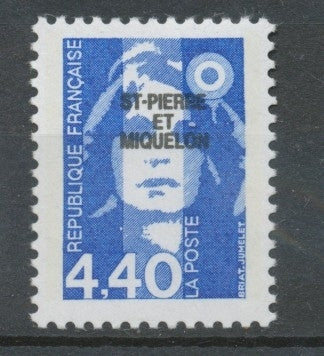 SPM  N°589 Marianne du Bicentenaire. 4f.40 bleu (2822) ZC589