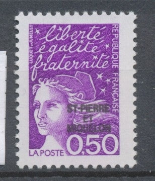 SPM  N°658 T.-P de France. 50c. Violet-rouge (3088) ZC658