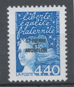 SPM  N°660 T.-P de France. 4f.40  bleu (3095) ZC660