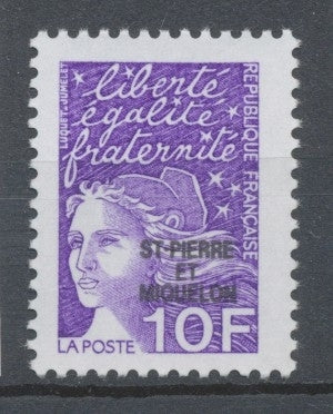 SPM  N°661 T.-P de France. 10f.  violet (3099) ZC661
