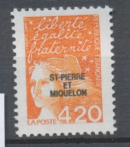 SPM  N°665 T.-P de France. 4f.20  orange foncé (3094) ZC665
