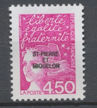 SPM  N°666 T.-P de France. 4f.50  rose  (3096) ZC666