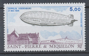 SPM  N°66 Transports aériens 5f eppelin "Hindenburg" ZC66