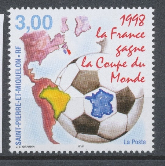 SPM  N°683 Coupe du Monde de Football 1998 3f ZC683