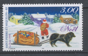 SPM  N°685 Noël 3f Le traîneau du Père Noël ZC685