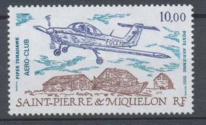 SPM  N°70 Aéro-Club de Saint-Pierre "Piper Tomahawk" en vol 10f ZC70