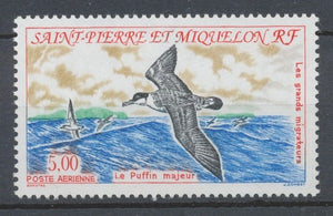 SPM  N°72 Oiseaux Les grands migrateurs 5f Le puffin majeur ZC72