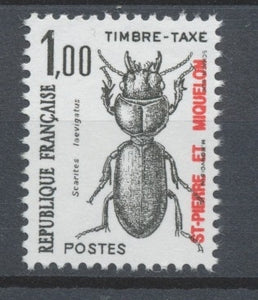 SPM  N°87 Timbres-taxe   1f. Noir ZC87