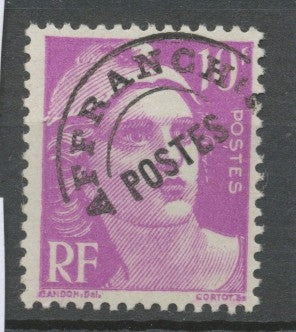 Préoblitérés N°102 Timbres-poste de 1900-46 - 10 f. lilas ZP102