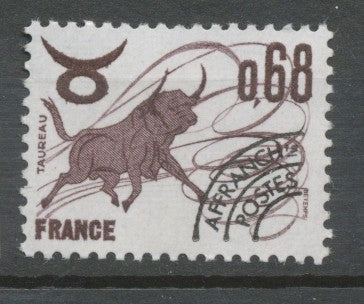 Préoblitérés N°147 Signes du zodiaque. 68 c. brun foncé ZP147