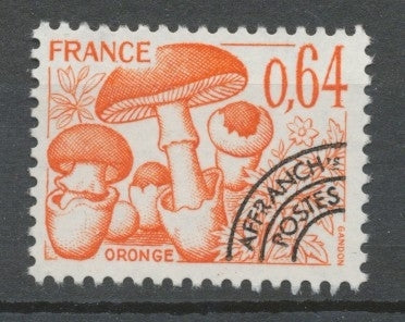 Préoblitérés N°158 Champignons. 64 c. orange ZP158
