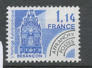 Préoblitérés N°171 Monuments historiques. 1 f. 14 bleu ZP171