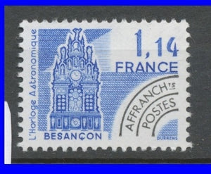 Préos N°172 Monuments historiques. 1 f. 84 vert foncé ZP172