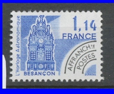 Préos N°172 Monuments historiques. 1 f. 84 vert foncé ZP172