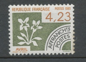 Préos N°189 Les mois de l'année 4 f 23 brun-jaune, olive ZP189