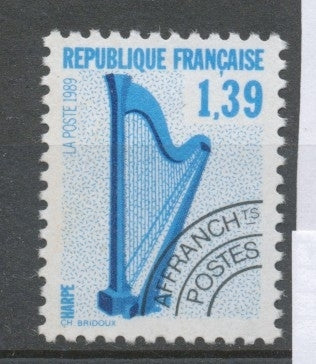 Préos N°202 Instruments musique (I) 1 f 39 bleu et noir ZP202