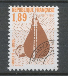 Préos N°207 Instruments musique 1 f 89 orange, brun, noir ZP207