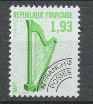 Préos N°210 Instruments musique 1 f 93 vert clair et noir ZP210