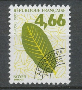 Préos N°238 Feuilles d'abres 4f66 vert, jaune, noir Noyer ZP238