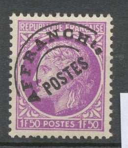 Préoblitérés N°91A 1 f. 50 lilas ZP91A