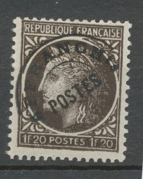 Préoblitérés N°91 1 f. 20 brun-noir ZP91