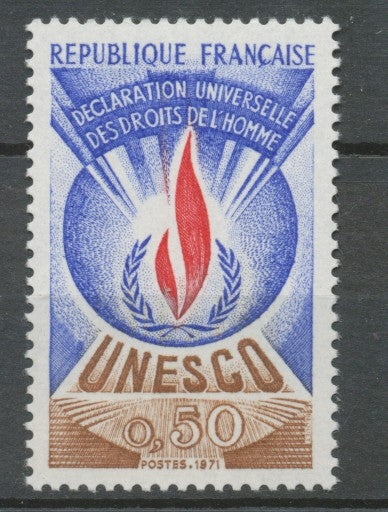 Service N°41 UNESCO 50 c. outremer, carmin et brun ZS41
