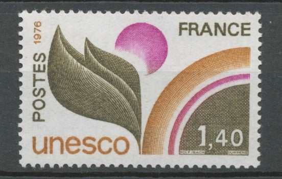 Service N°52 UNESCO 1 f.40 brun, brun-orange et lilas-rose ZS52