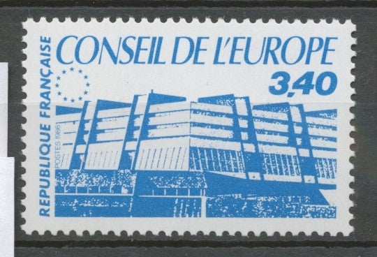 Service N°95 Conseil Europe Bâtiment de Conseil 3f40 bleu ZS95