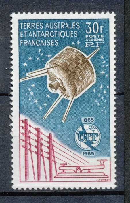 T.A.A.F Aérien 1965 N°9 Centenaire Union Internationale des Télécommunications N** ZT136A