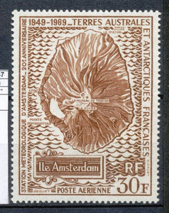 T.A.A.F Aérien 1970 N°22 20e anniversaire station météorologique île Amsterdam N** ZT147A