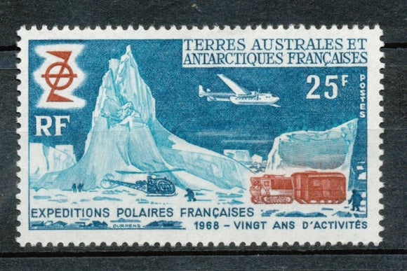 T.A.A.F 1969 N°31 20e anniversaire des Expéditions polaires françaises N** ZT16A