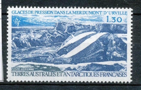 T.A.A.F Aérien 1981 N°66 Géologie. Les glaces de pression dans la mer Dumont d'Urville N** ZT177A