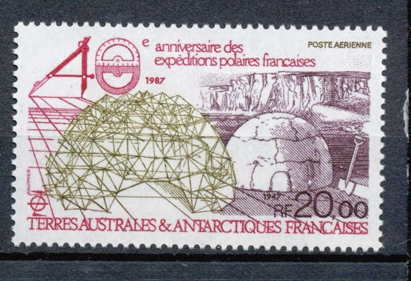 T.A.A.F Aérien 1988 N°102 40e anniversaire expéditions polaires françaises N** ZT206A