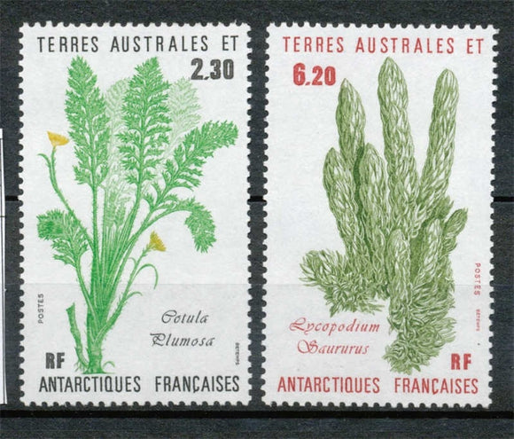 T.A.A.F 1986 N°118-119 Série Flore antarctique N** ZT64A