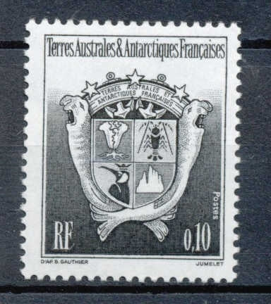 T.A.A.F 1992 N°163 Type l. Armoiries du Territoire.  N** ZT96A